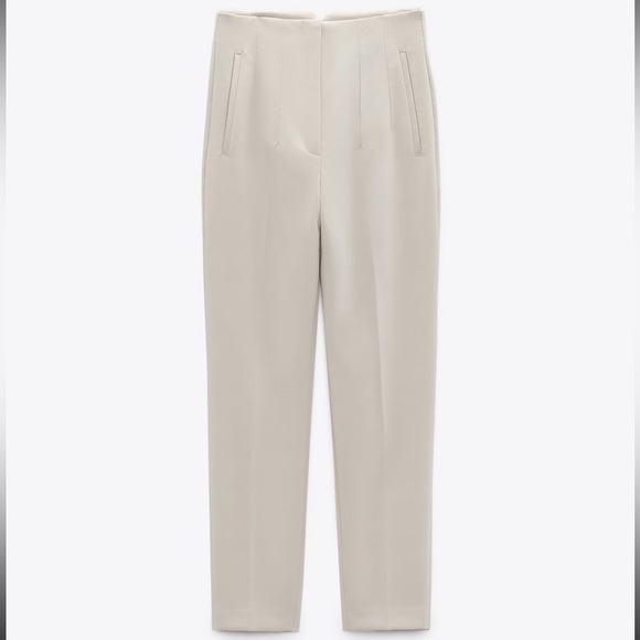 NWT Zara High Waisted Pants - Picture 3 of 7